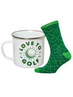 Golf Mok & Sokken Cadeauset