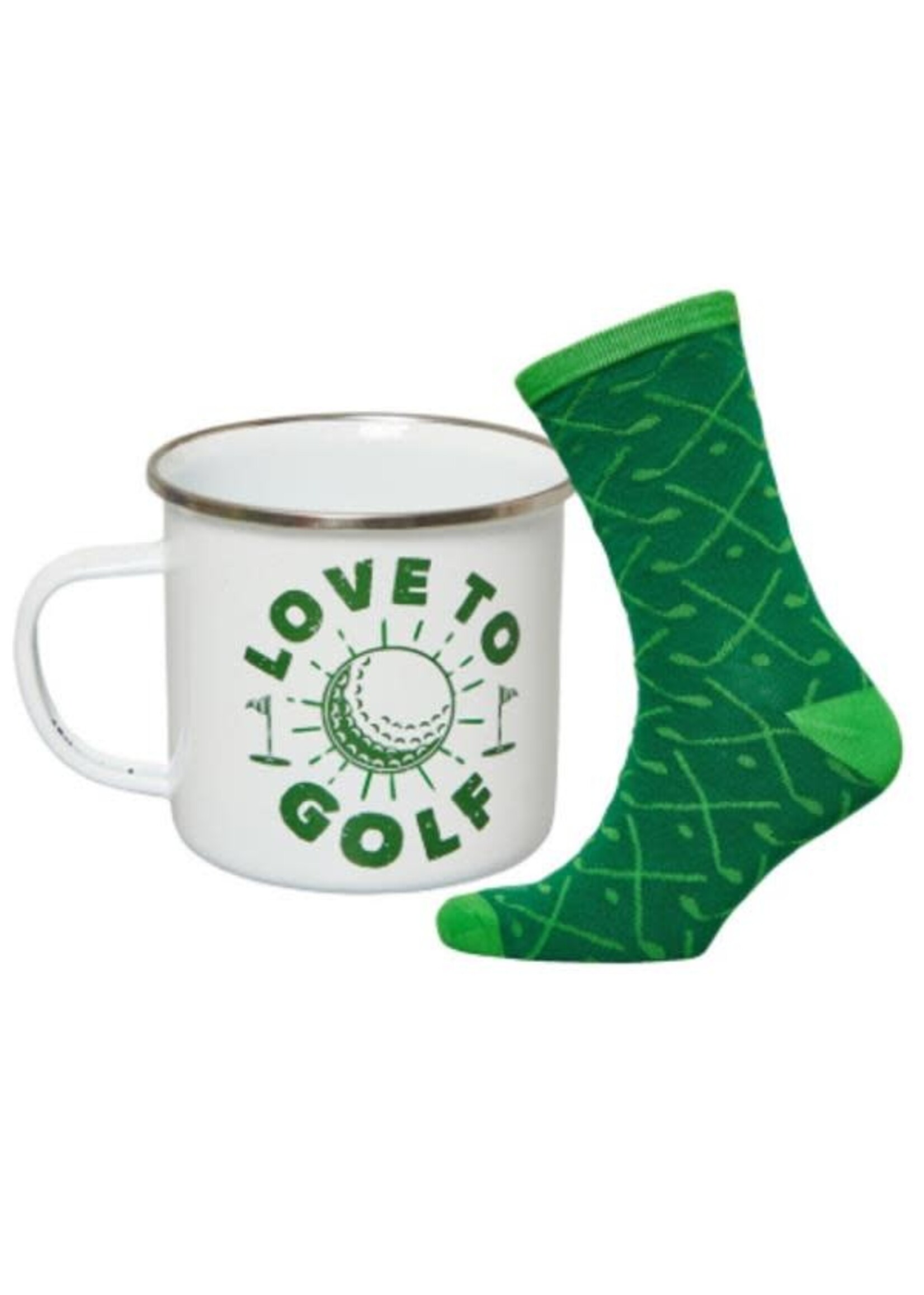 Golf Mok & Sokken Cadeauset