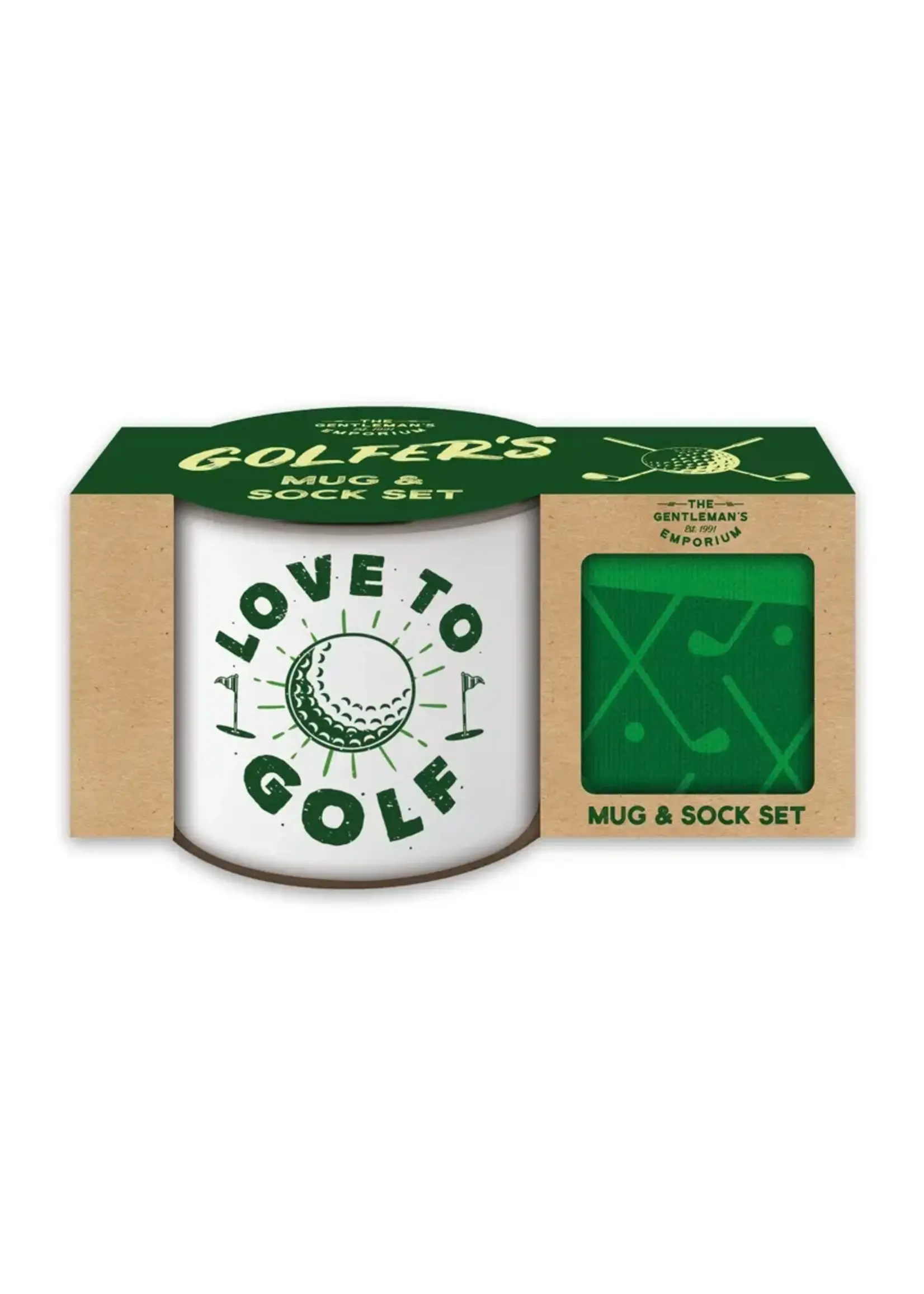 Golf Mok & Sokken Cadeauset