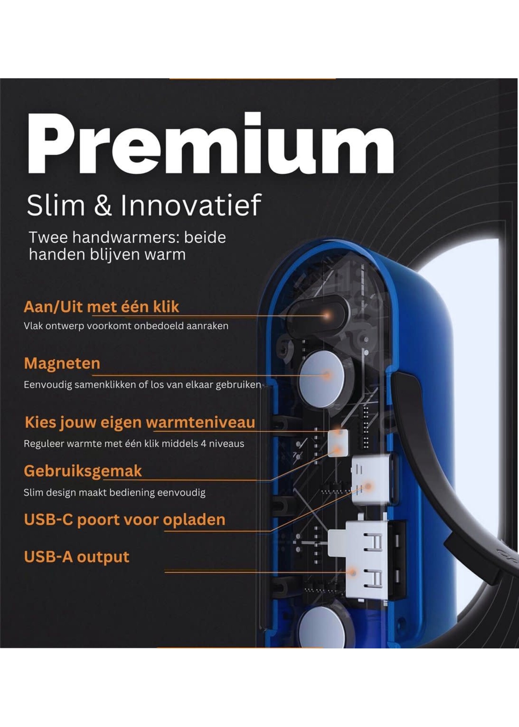 Ocoopa Ocoopa Handwarmer - UT2s - 2-in-1 -