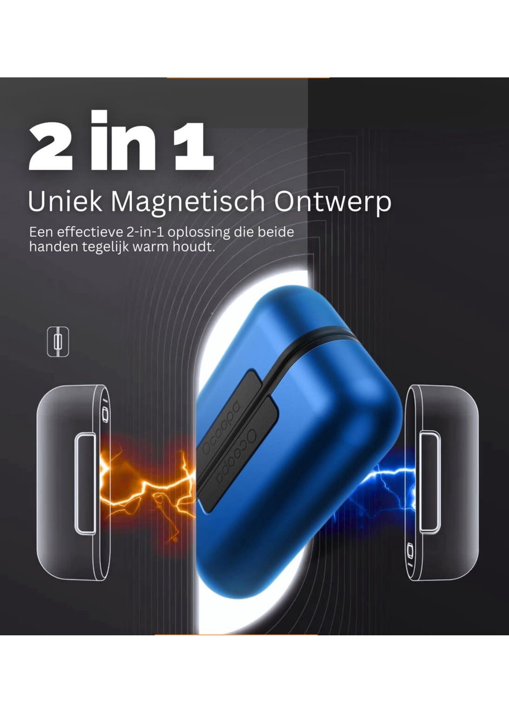 Ocoopa Ocoopa Handwarmer - UT2s - 2-in-1 -