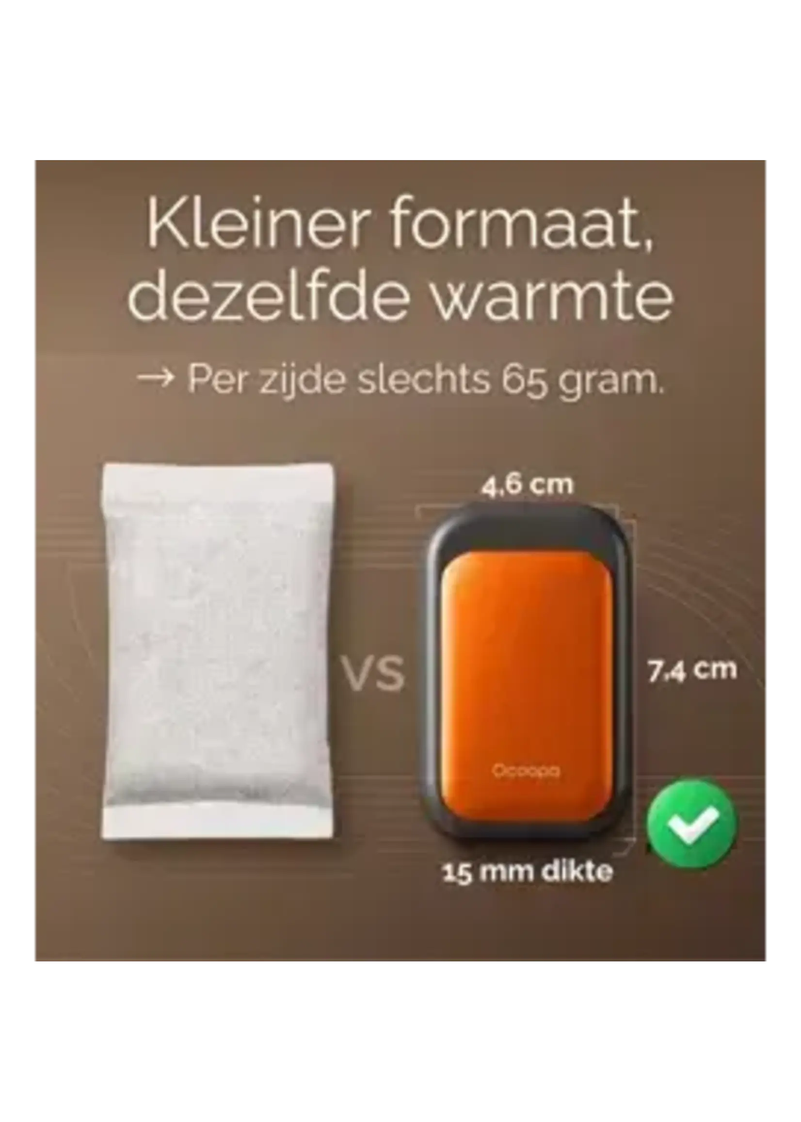 Ocoopa Ocoopa Handwarmer - UT4 Young - Black/Orange