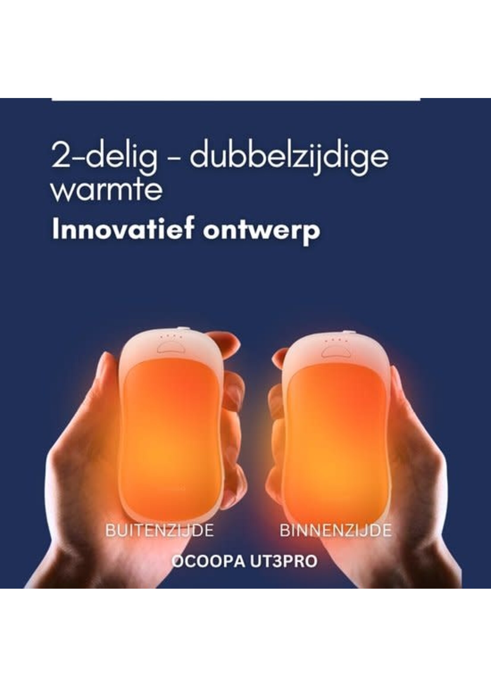 Ocoopa Ocoopa Handwarmer - UT3 PRO - 2-in-1 -