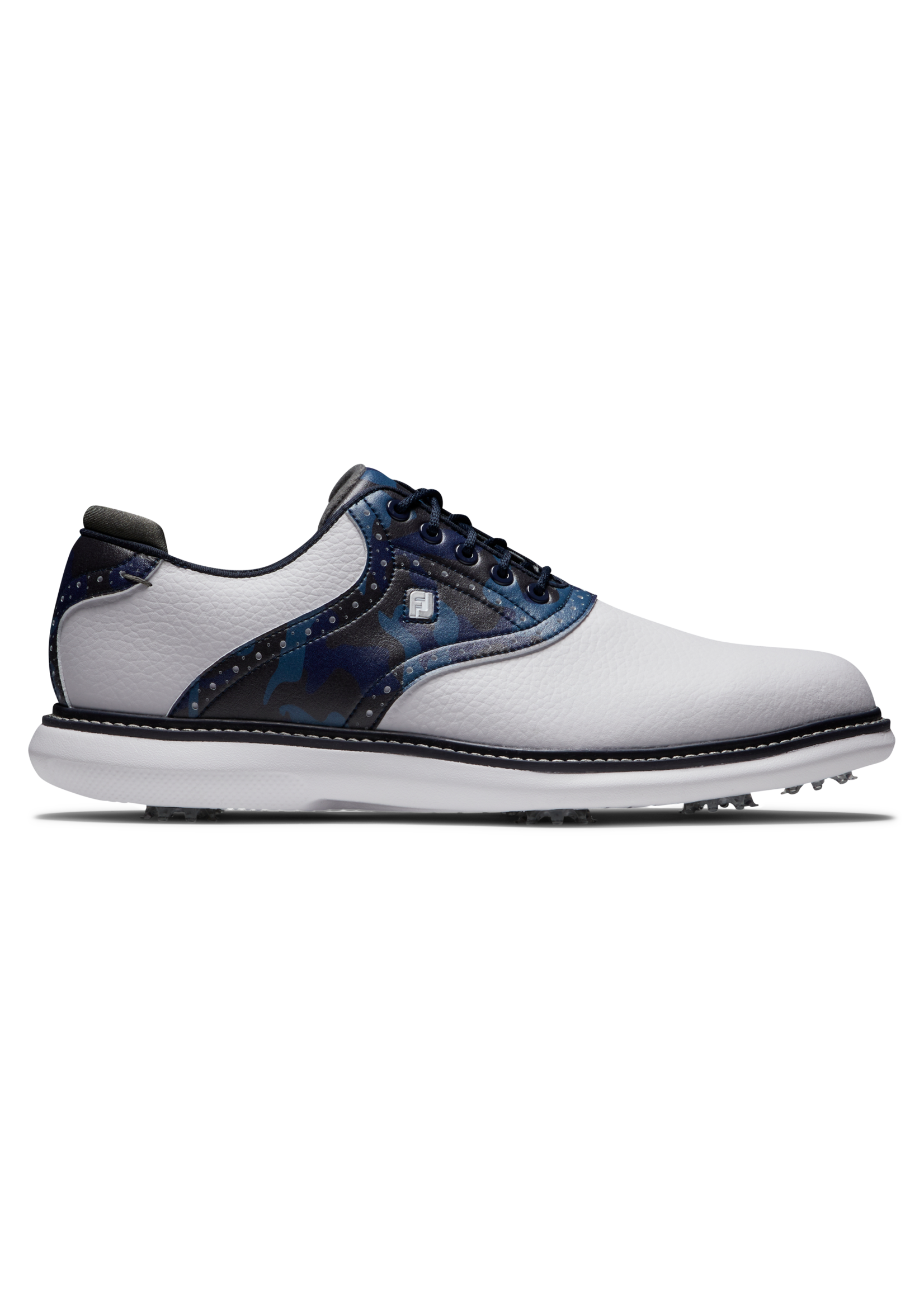 Footjoy Footjoy M Traditions SPIKED - White/Navy/Multi 42.5