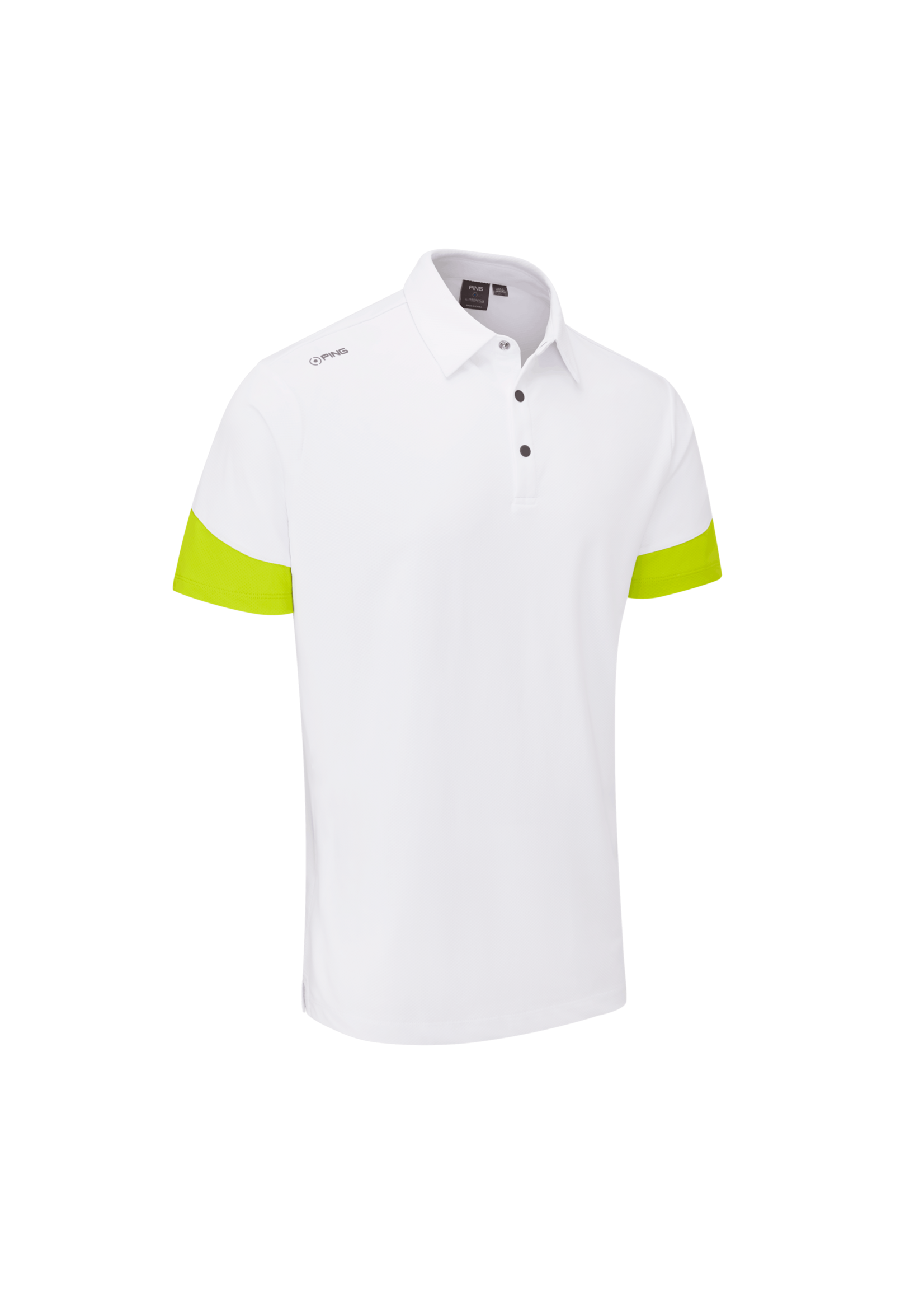 Ping Ping - Ty Polo - White/Lime -