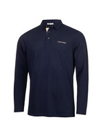 Calvin Klein Calvin Klein Medina Longsleeve Polo - Evening Blue Marl XL