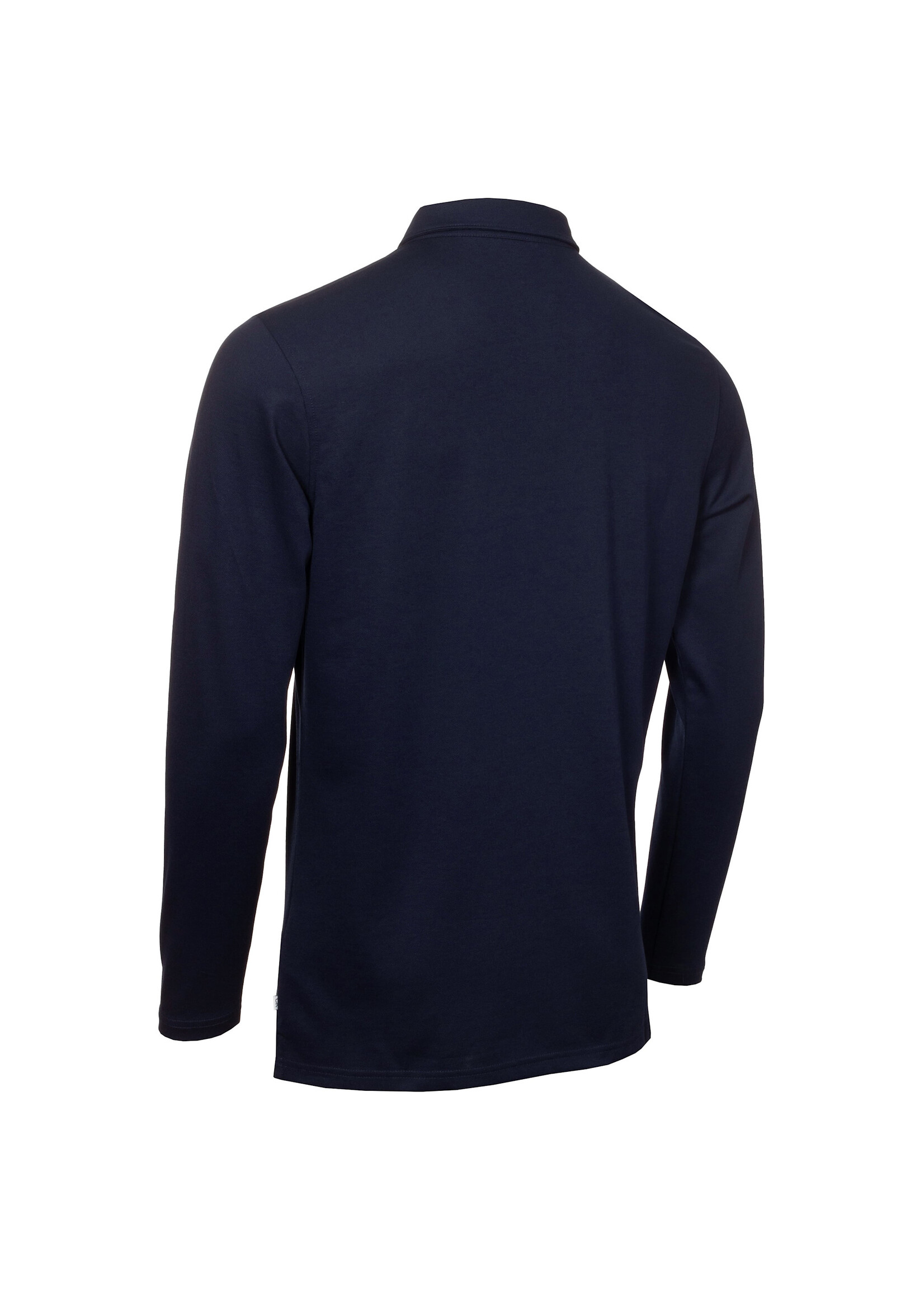 Calvin Klein Calvin Klein Medina Longsleeve Polo - Evening Blue Marl XL