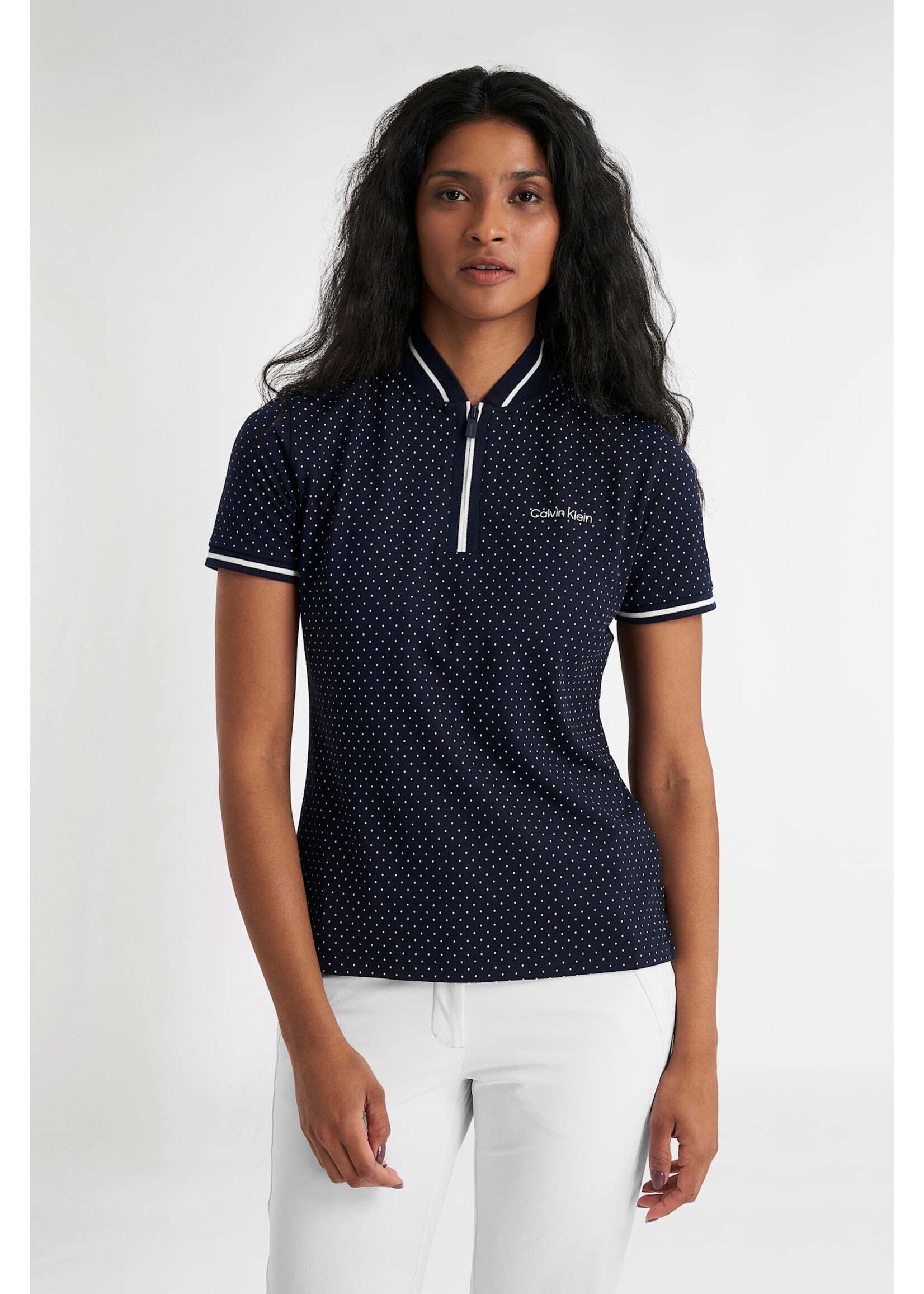 Calvin Klein Calvin Klein Camilla Printed Polo - Navy -