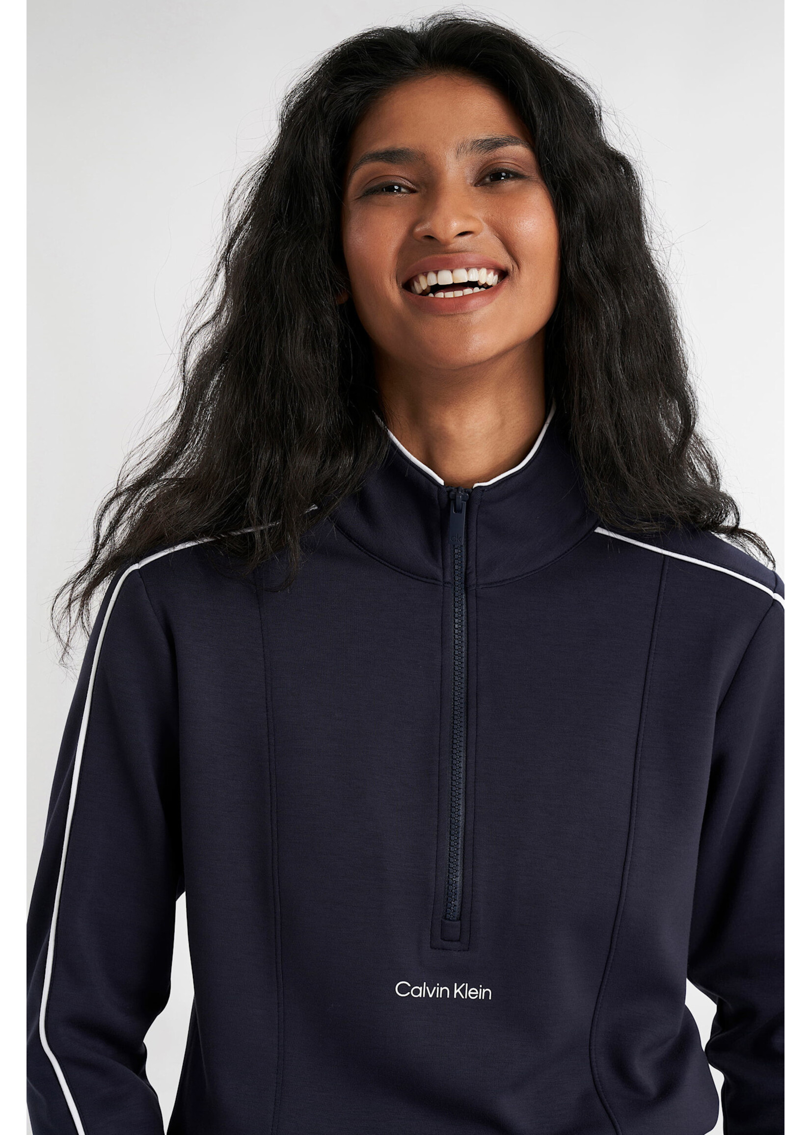 Calvin Klein Calvin Klein Quinta Quarter Zip Top - Navy -