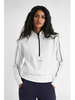 Calvin Klein Calvin Klein Quinta Quarter Zip Top - White -