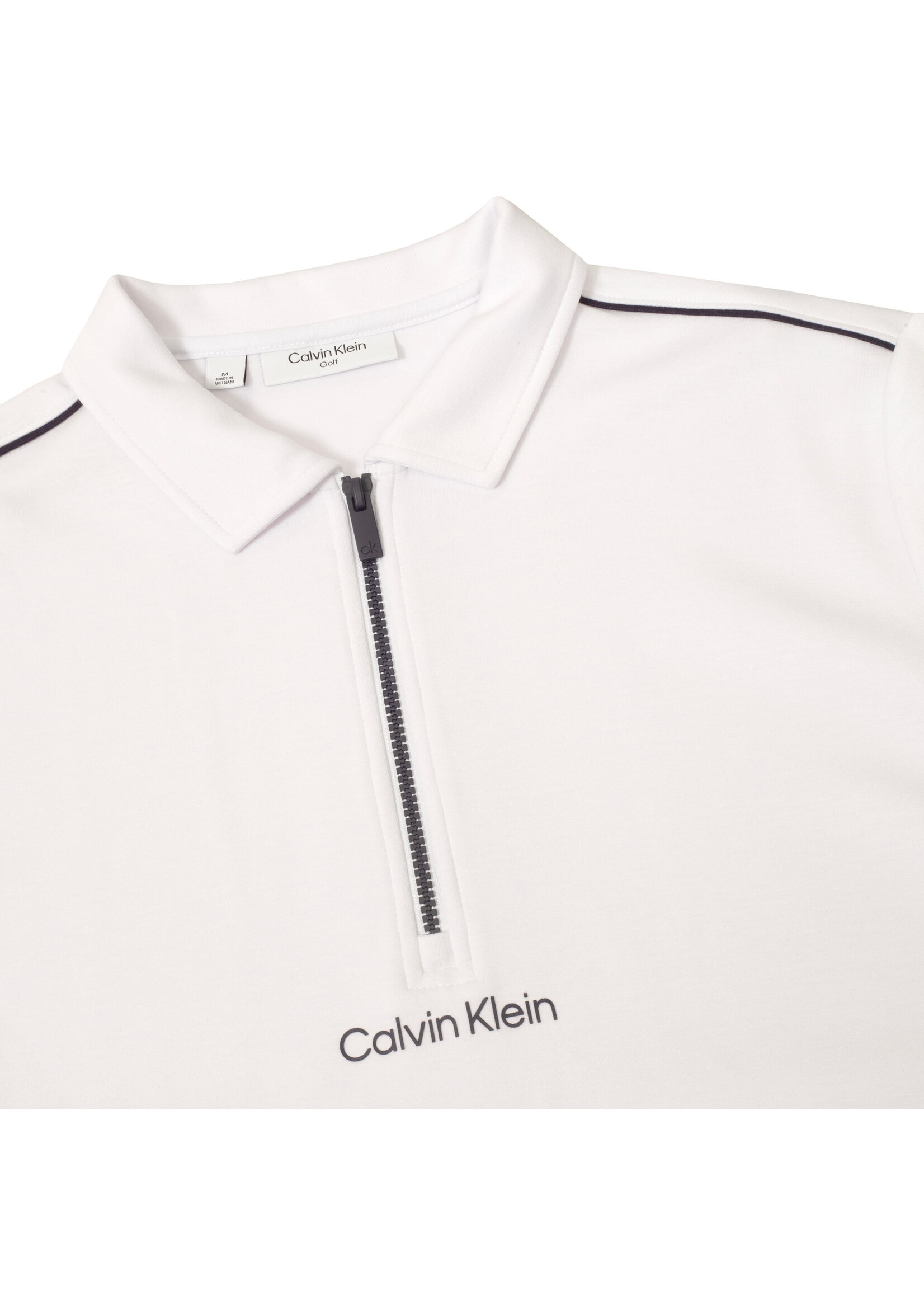 Calvin Klein Calvin Klein Rossmore Collared Half Zip - White -