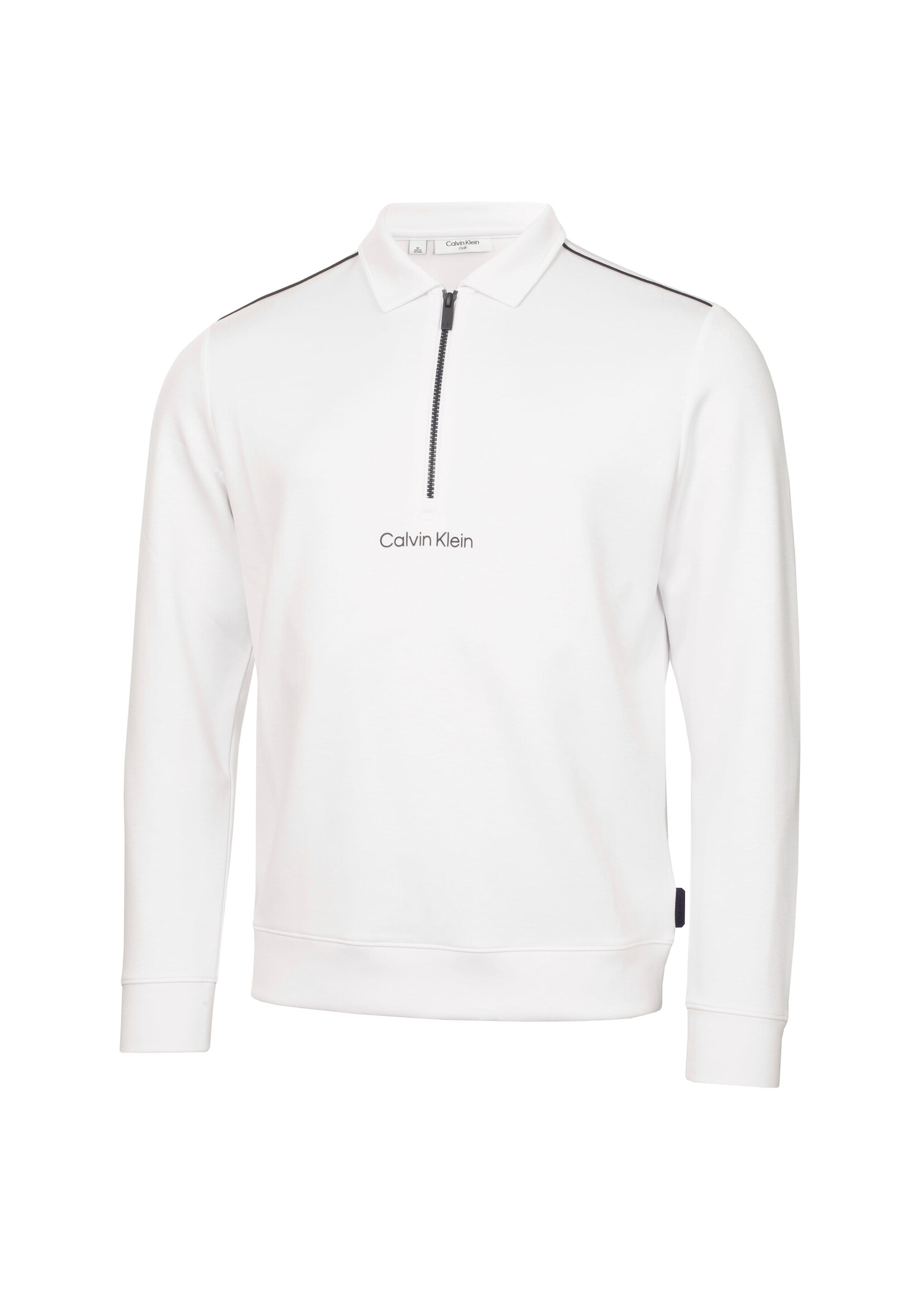 Calvin Klein Calvin Klein Rossmore Collared Half Zip - White -