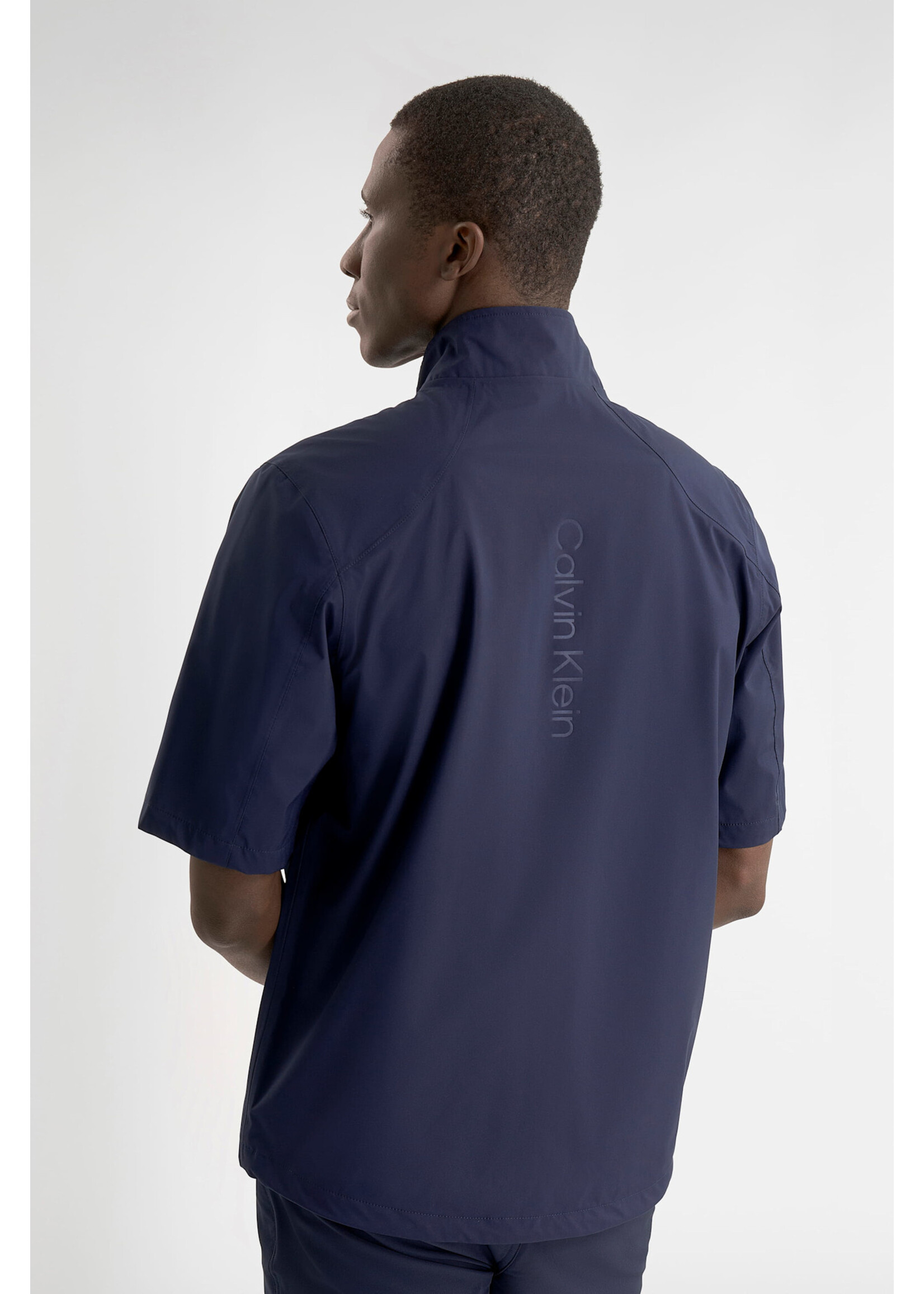 Calvin Klein Calvin Klein Acres Short Sleeve Waterproof Jacket - Navy -