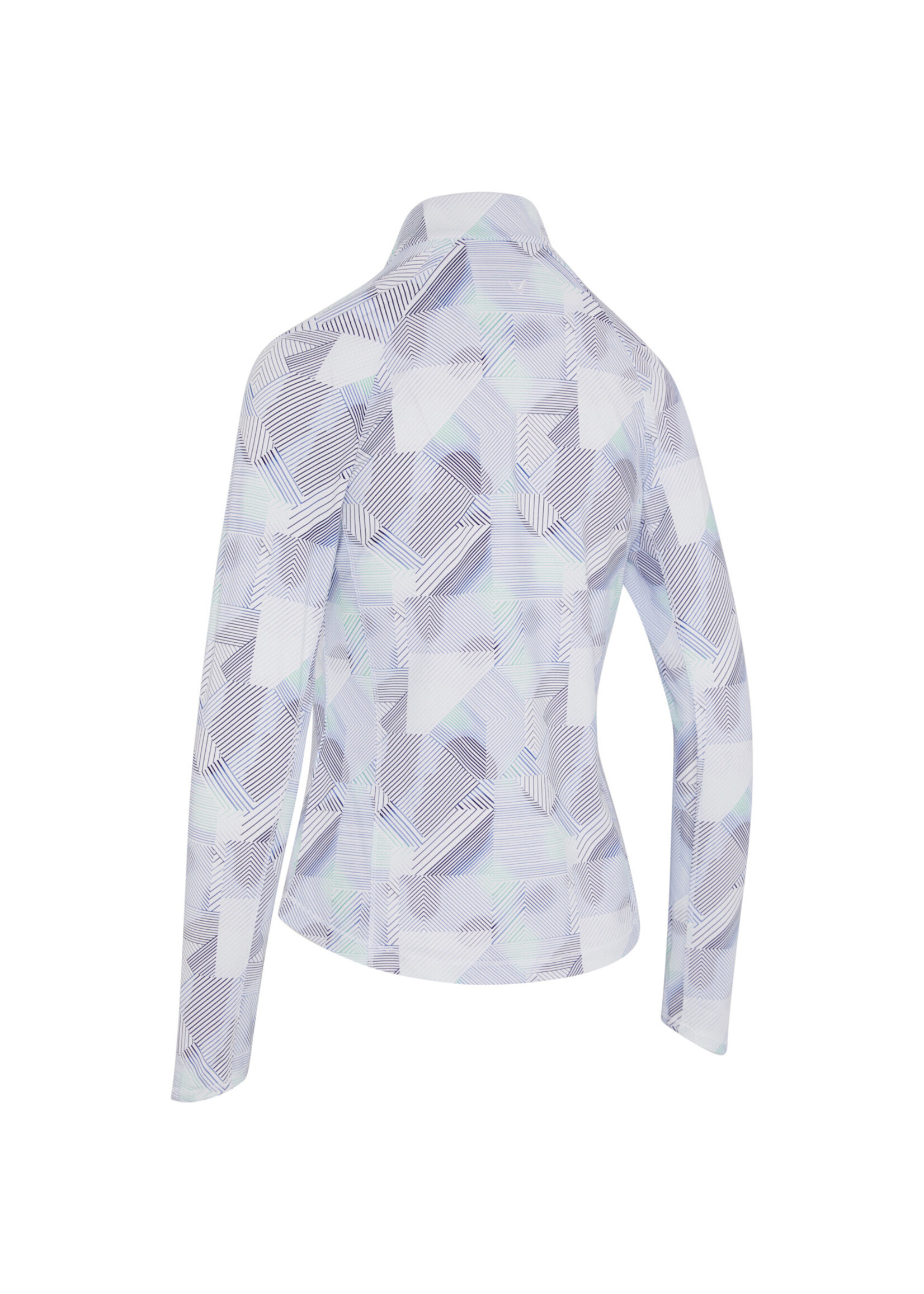 Callaway Callaway - Active Geo  1/4 Zip Printed Long Sleeve Top -