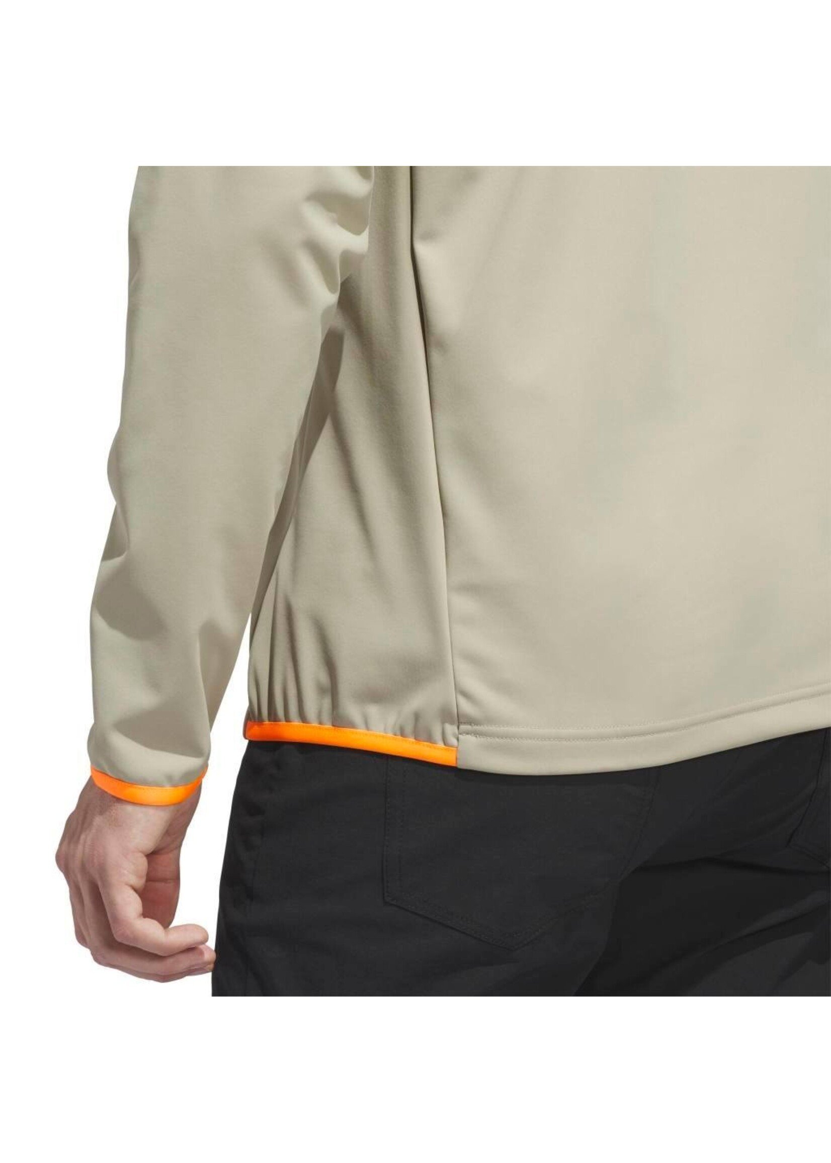 Adidas Adidas ULT365+ WR Wind 1/4 Zip Sweatshirt - Wonder Cargo/Lucid Orange