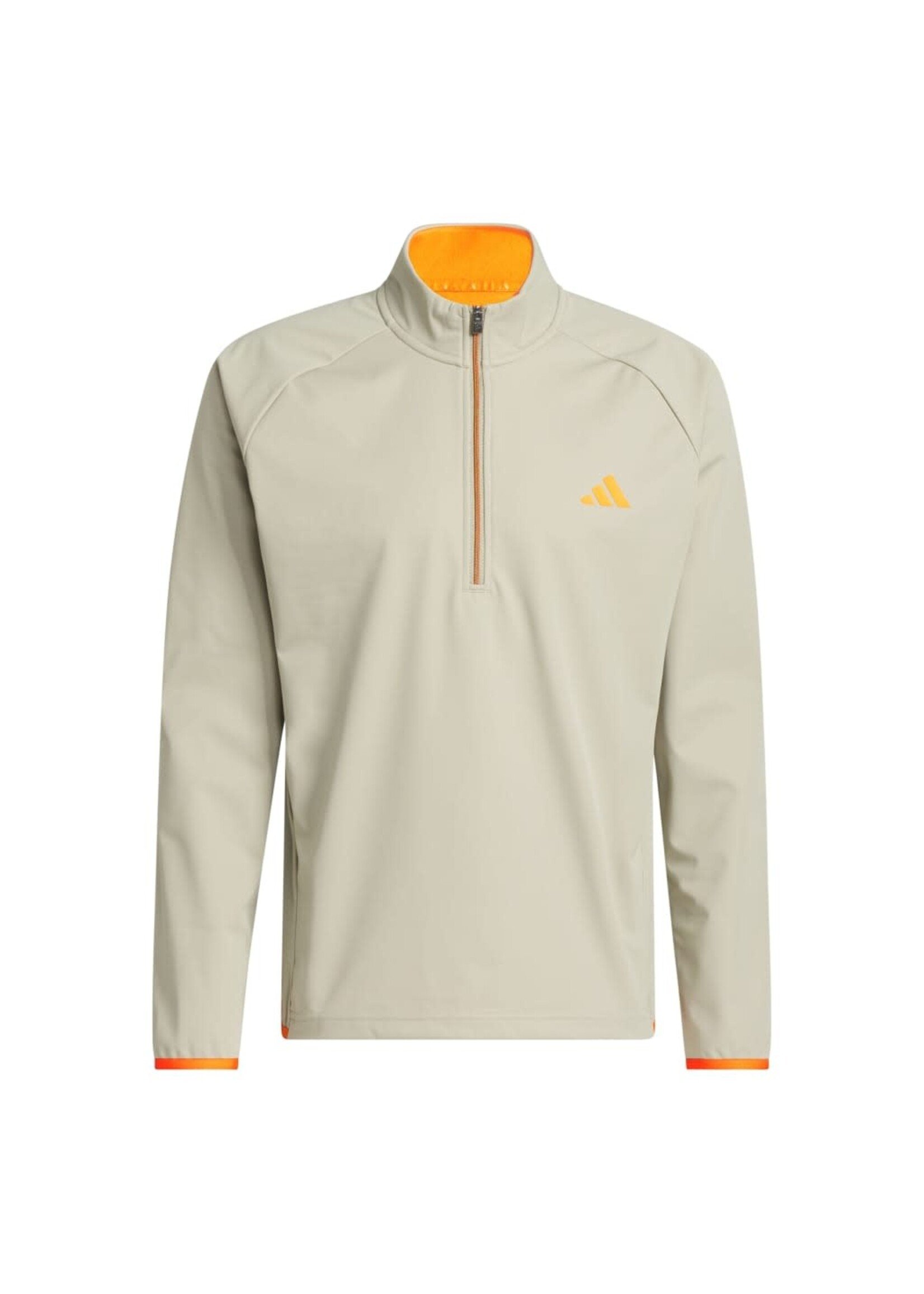 Adidas Adidas ULT365+ WR Wind 1/4 Zip Sweatshirt - Wonder Cargo/Lucid Orange