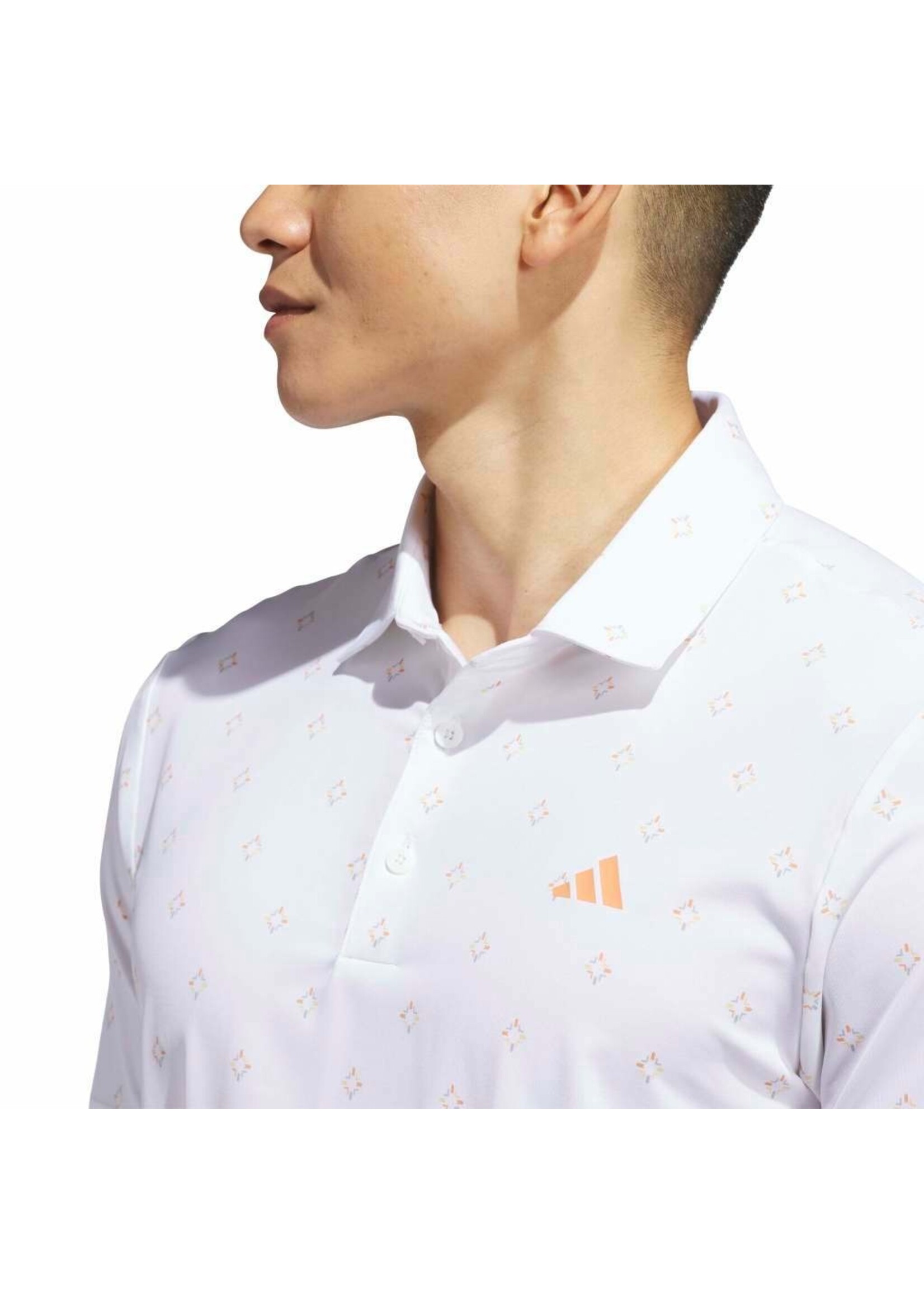 Adidas Adidas ULT365 Essence Print Climacool Polo - White