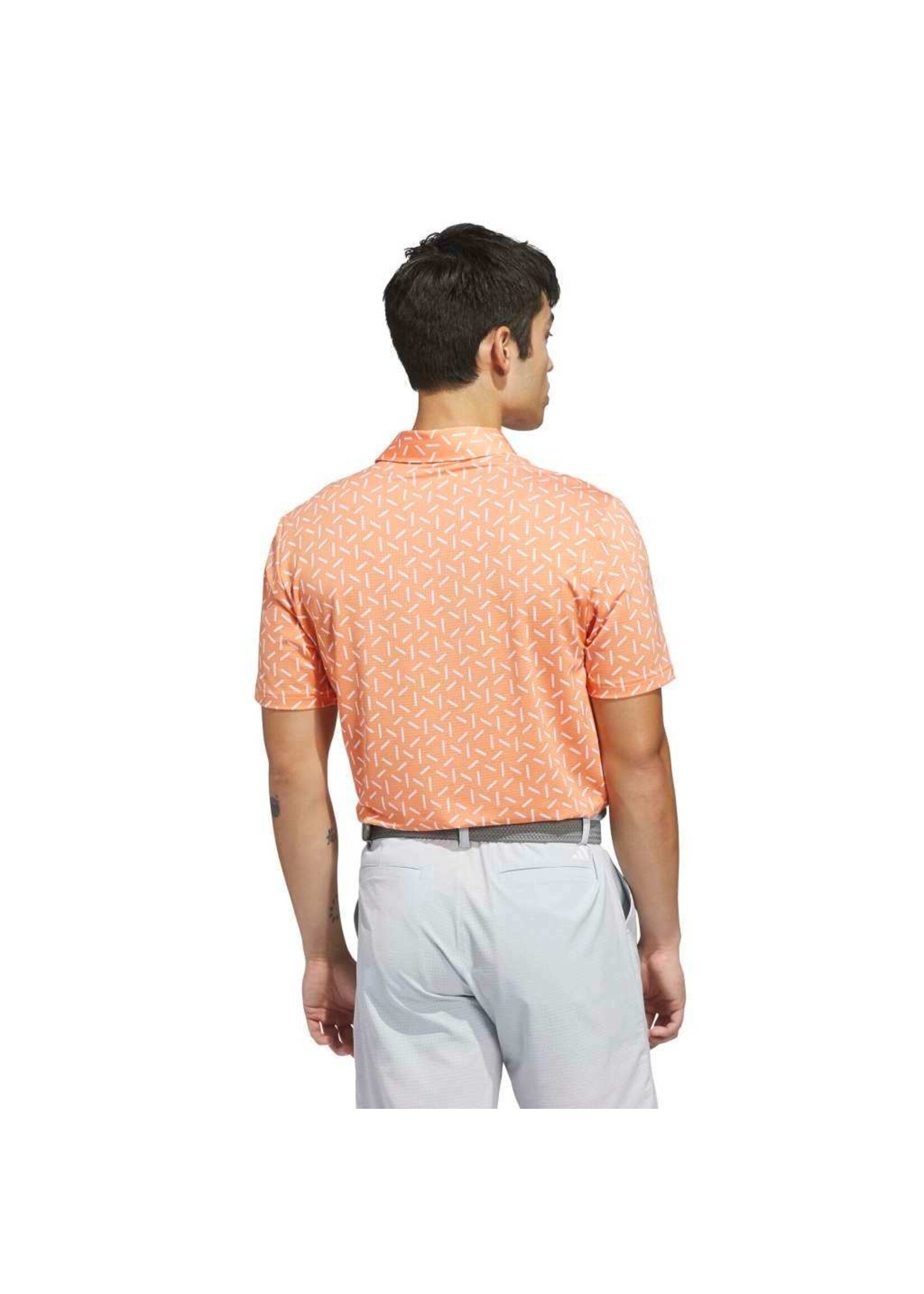 Adidas Adidas ULT365 Mesh Print Climacool Polo - Dusky Orange-