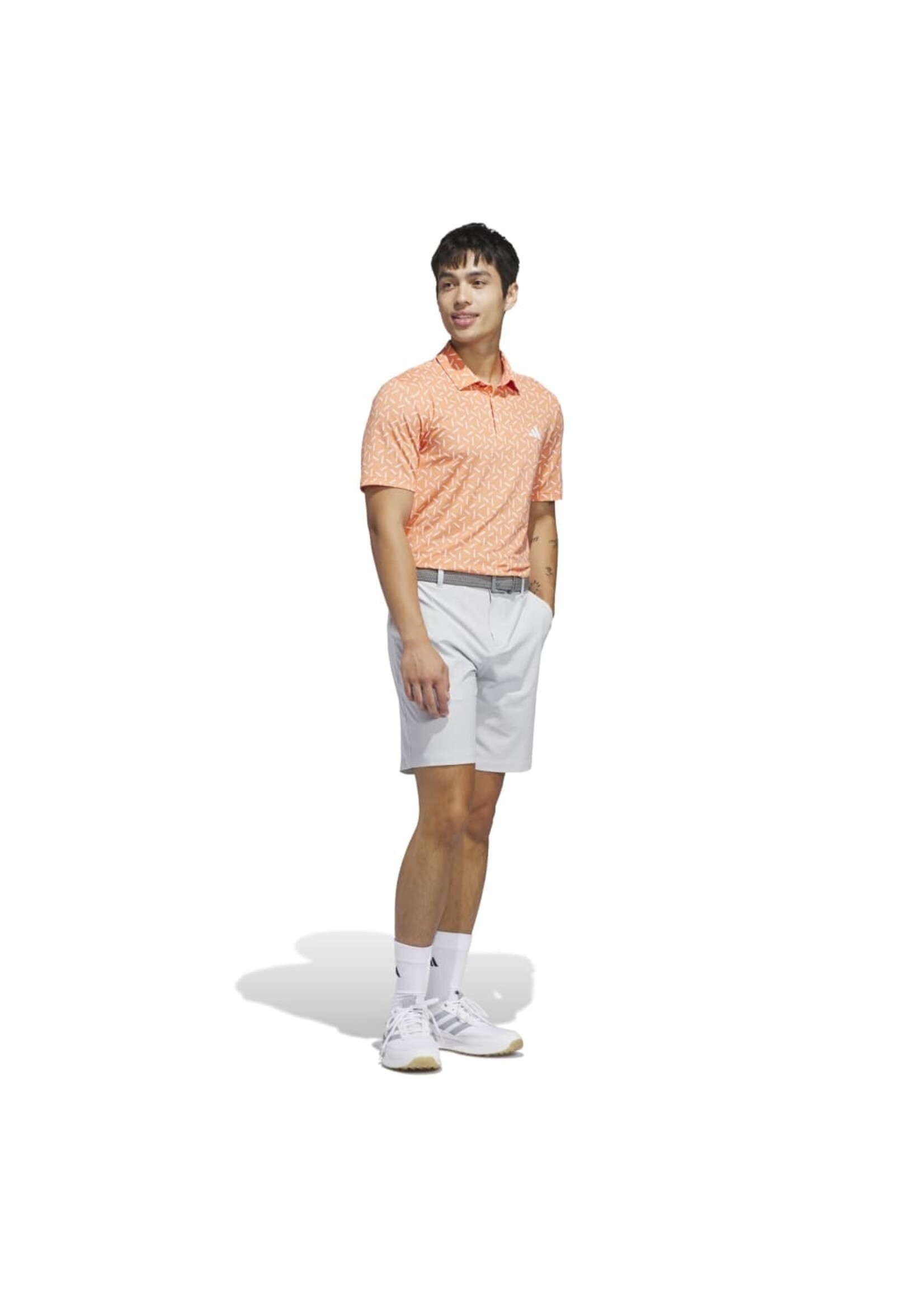 Adidas Adidas ULT365 Mesh Print Climacool Polo - Dusky Orange-