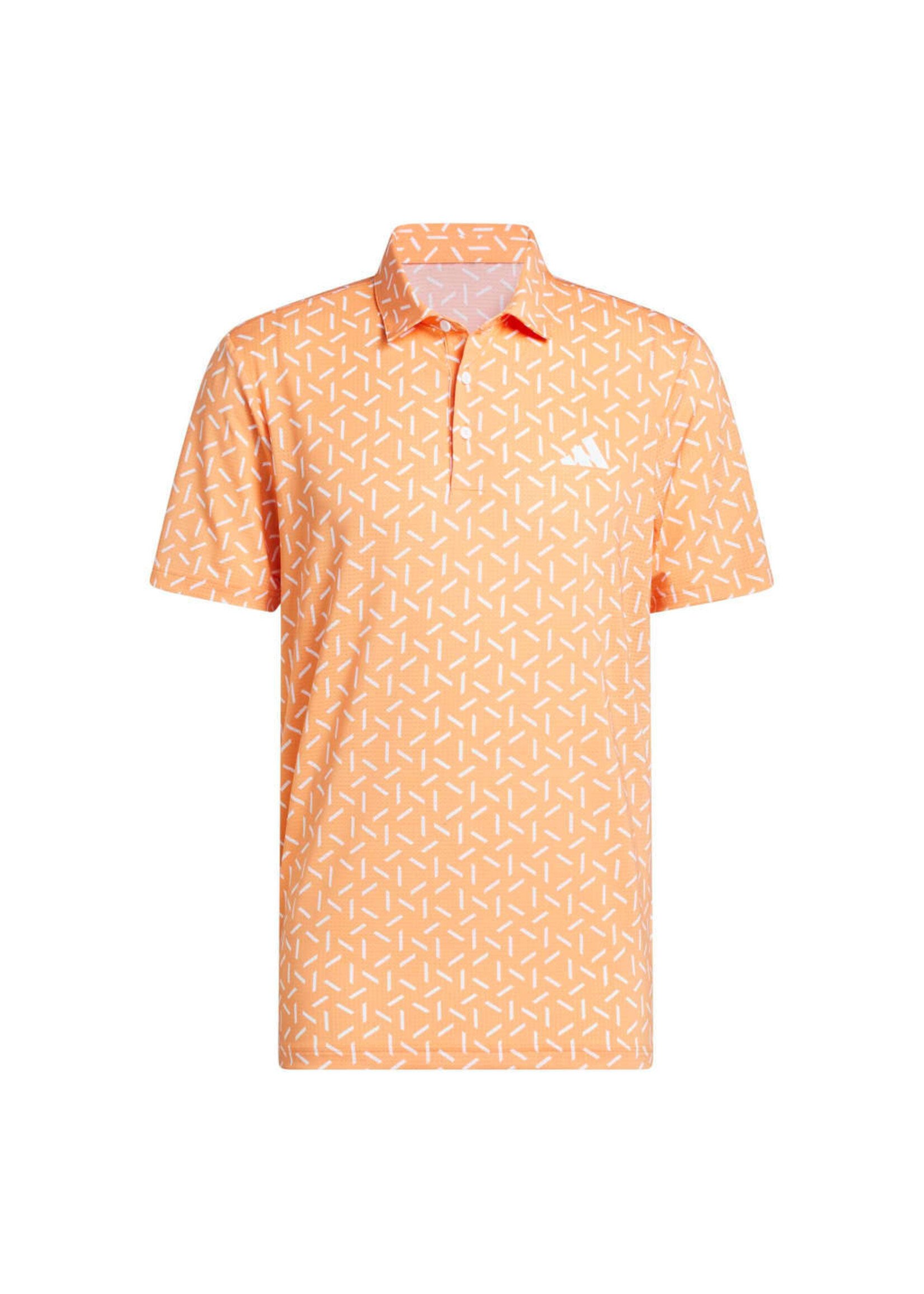 Adidas Adidas ULT365 Mesh Print Climacool Polo - Dusky Orange-