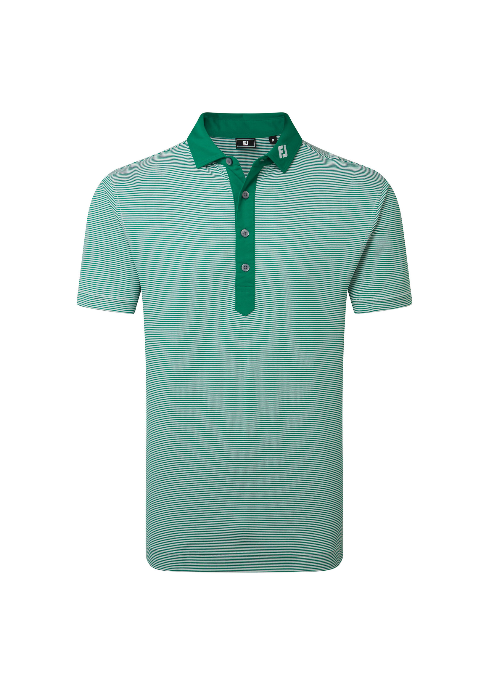 Footjoy FootJoy Feeder Stripe Pique Polo - Field Green -