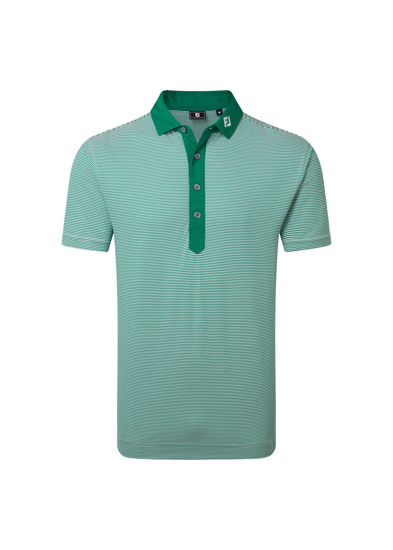 Footjoy FootJoy Feeder Stripe Pique Polo - Field Green -
