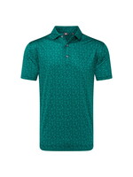 Footjoy FootJoy Printed Floral Lisle Polo - Field Green -