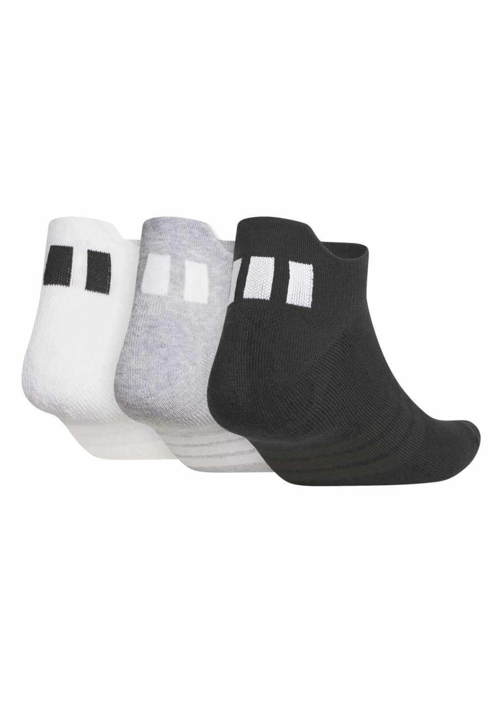 Adidas Adidas 3-Pack Ankle Sock - White/Black/Grey -