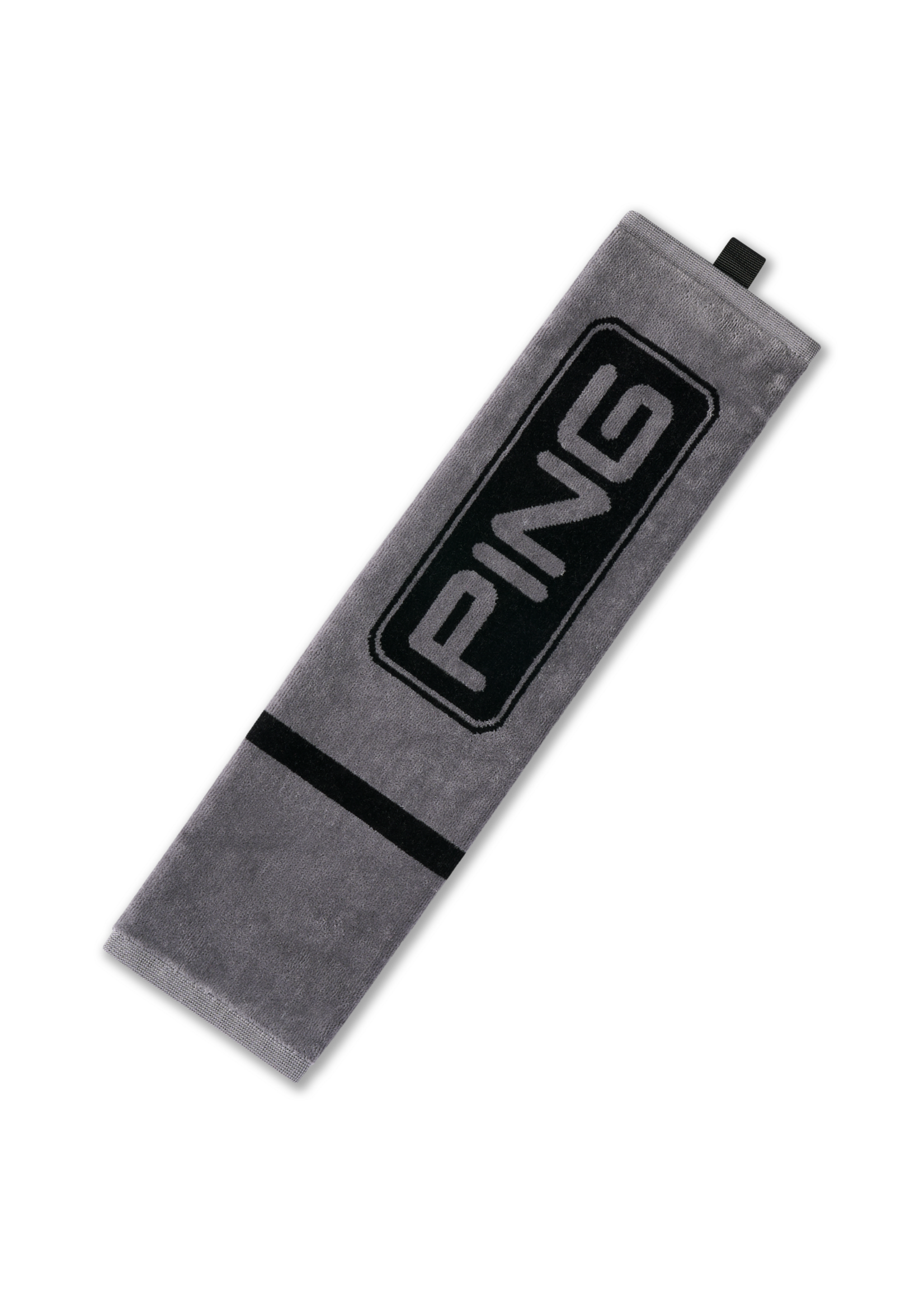 Ping PING Tri-fold Towel - Grey/Black