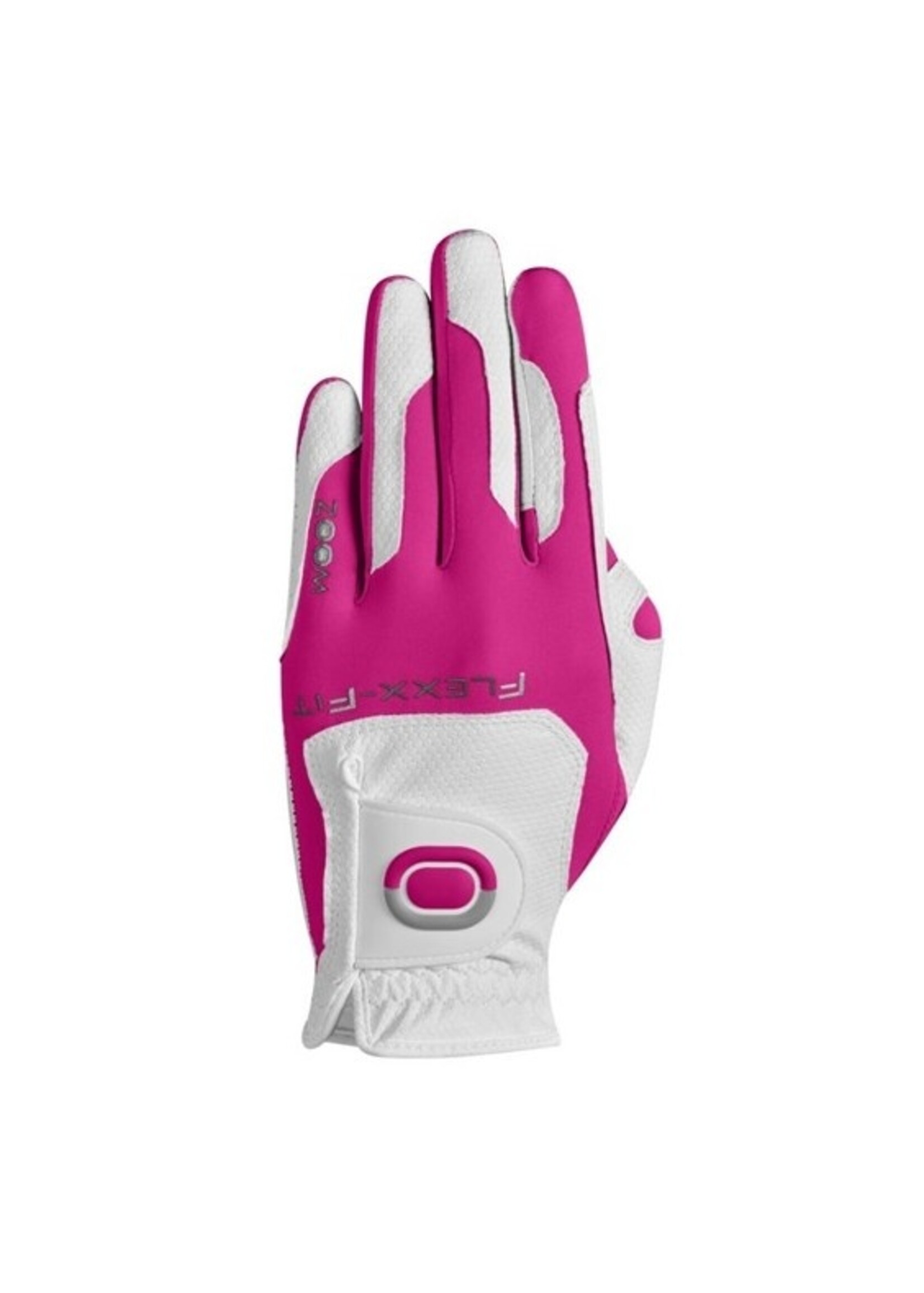 Zoom Zoom Hybrid Glove - White/Fuchsia - LLH