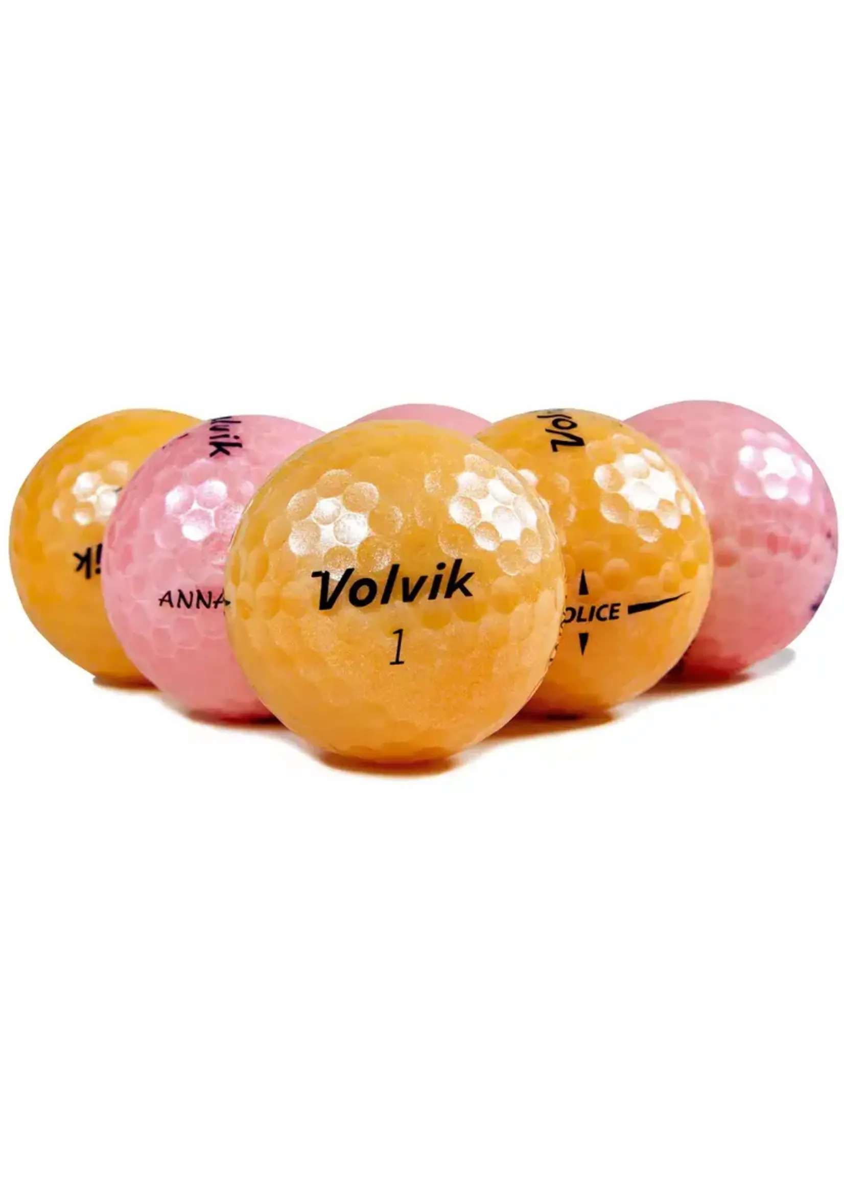 Volvik Volvik Solice Mix - per 12 STUKS (Pink, Gold or Blue)