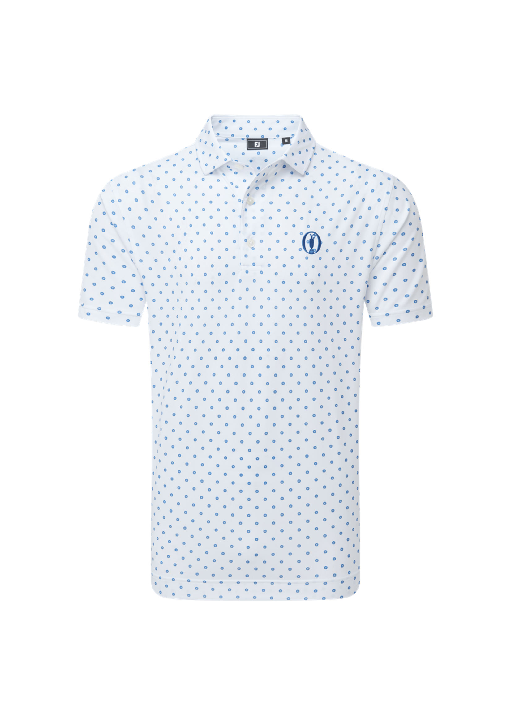 Footjoy Footjoy - The 154th Open Lisle Polo - Ditsy Floral White