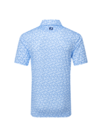 Footjoy Footjoy - The 154th Open Lisle Polo - Event Print Lt Blue