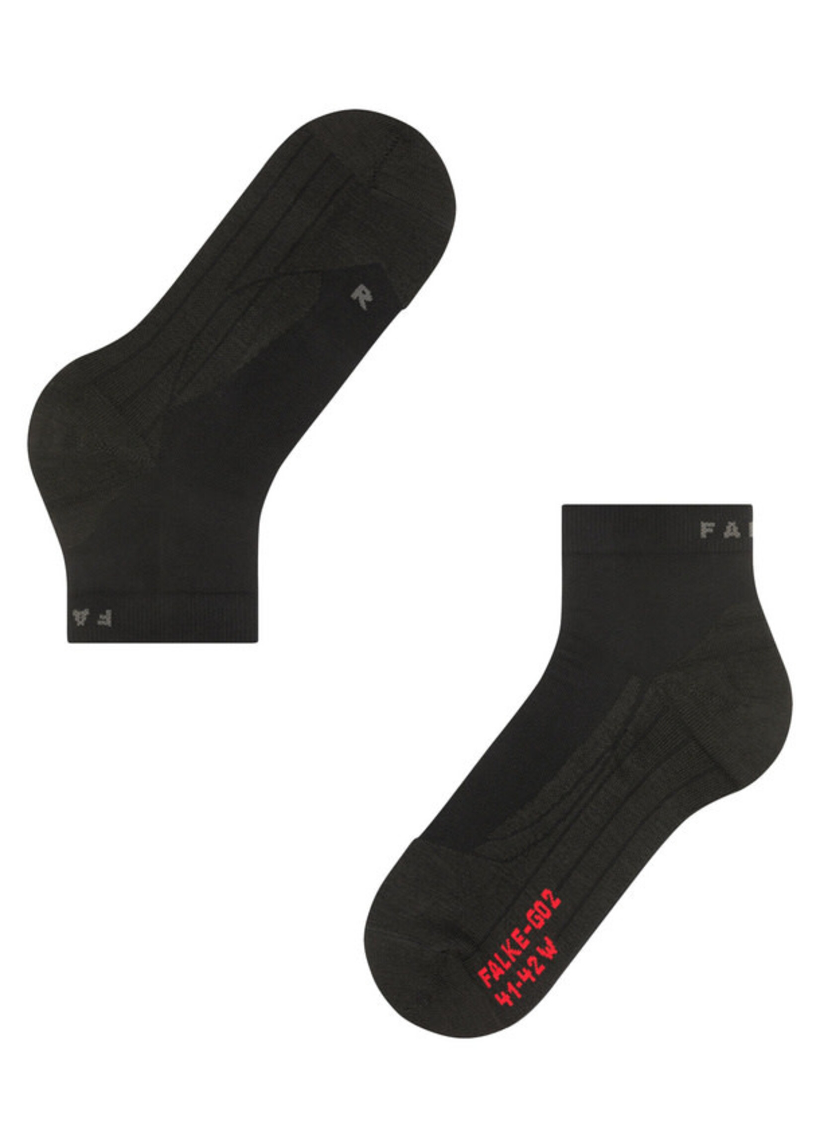 Falke Falke GO2 Short (MENS) Black 1 paar