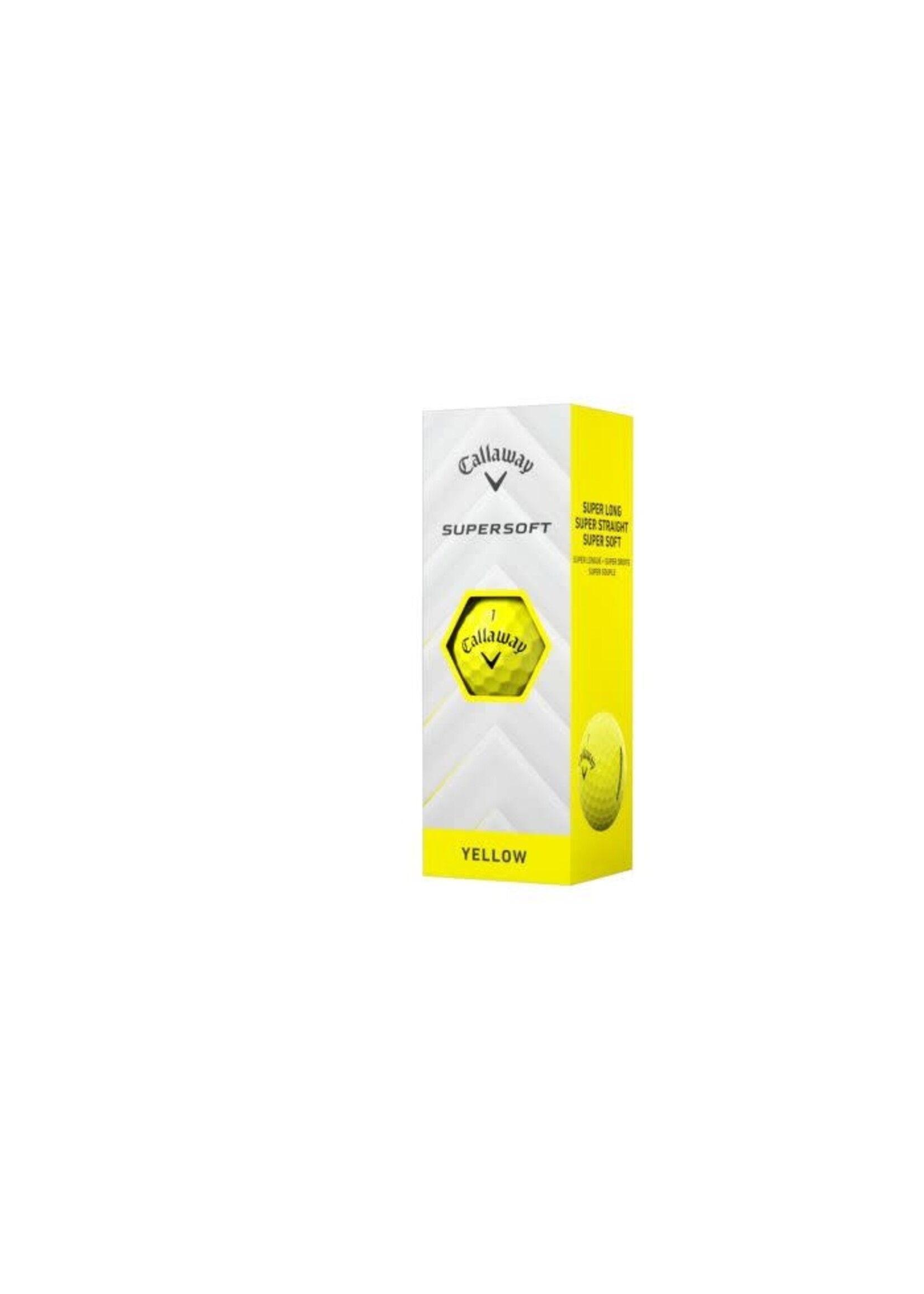 Callaway Callaway Supersoft - Yellow - SLEEVE (3 balls)