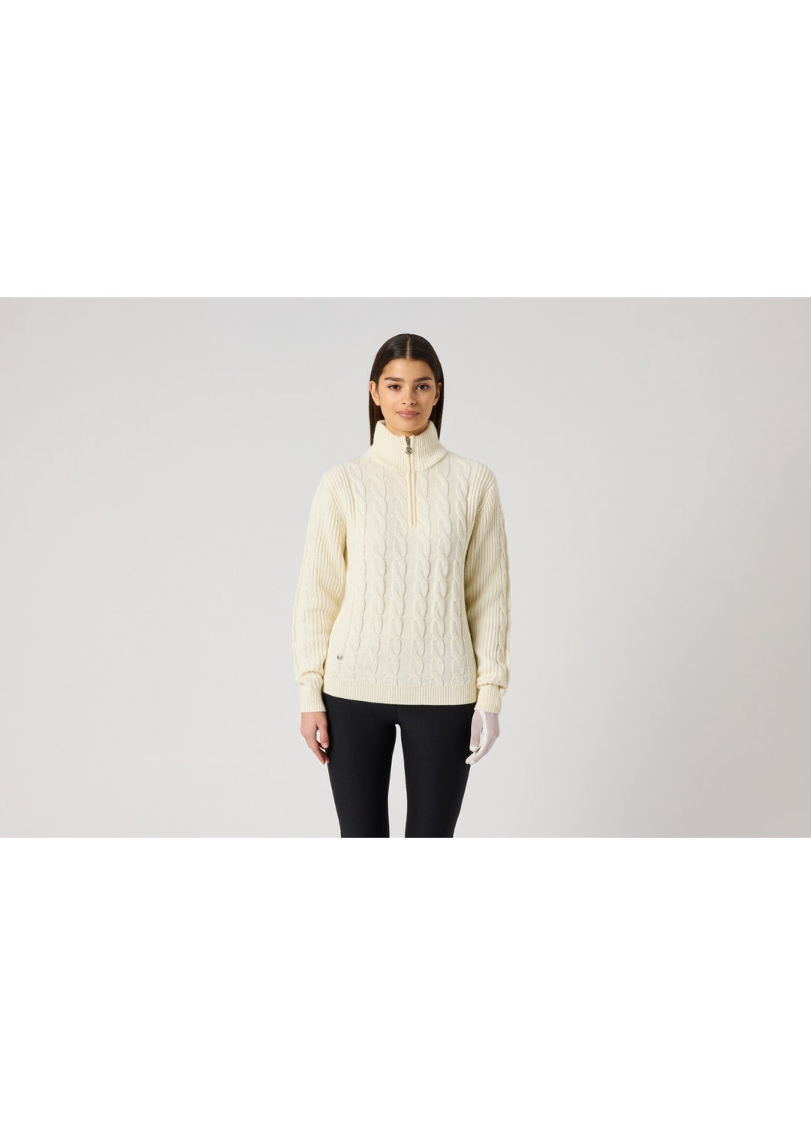 Daily Sports Daily - Cable Pullover Lined - Ivory (210)