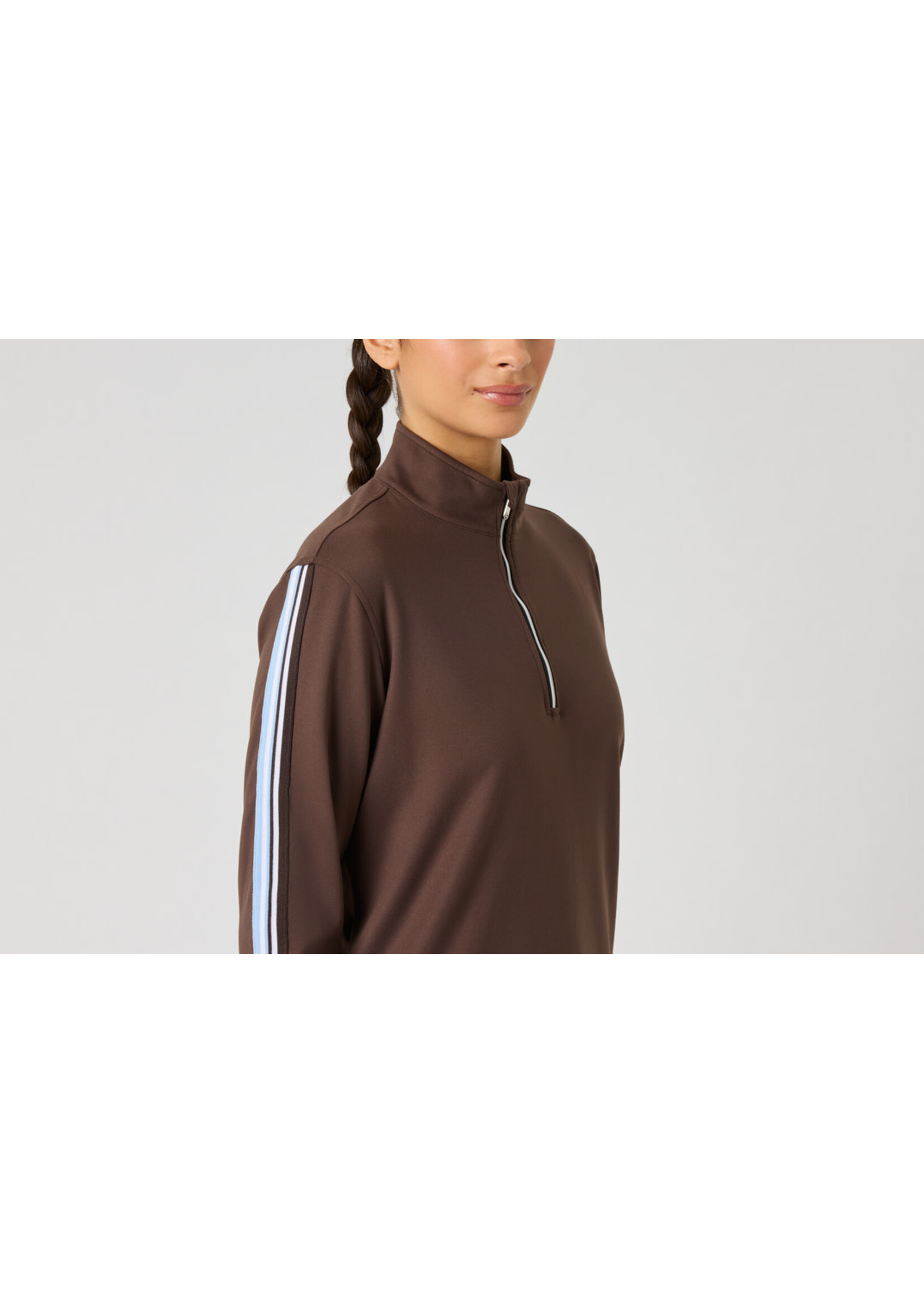 Daily Sports Daily - Peach Long Sleeve Half Neck - Brownie (398)