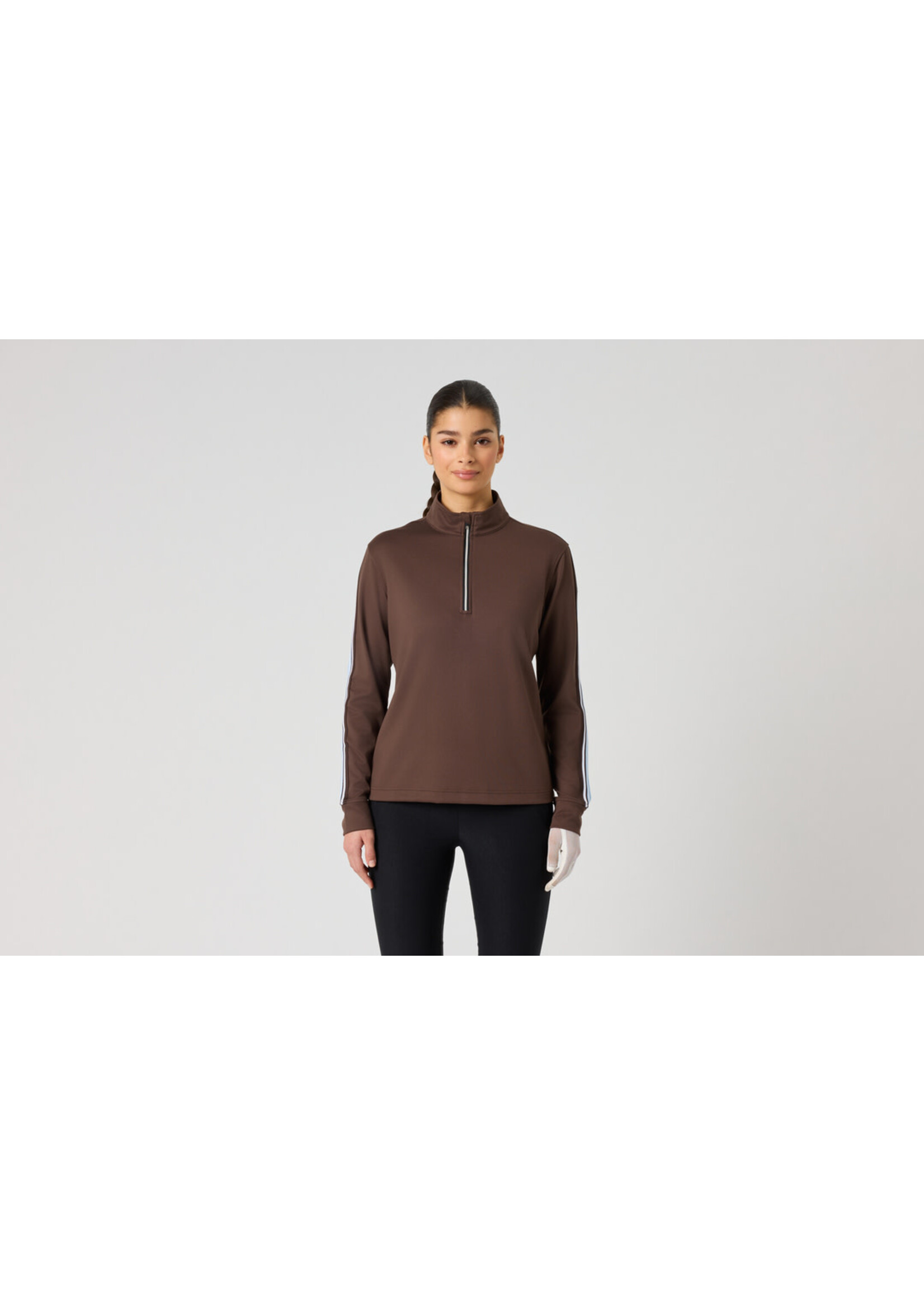Daily Sports Daily - Peach Long Sleeve Half Neck - Brownie (398)