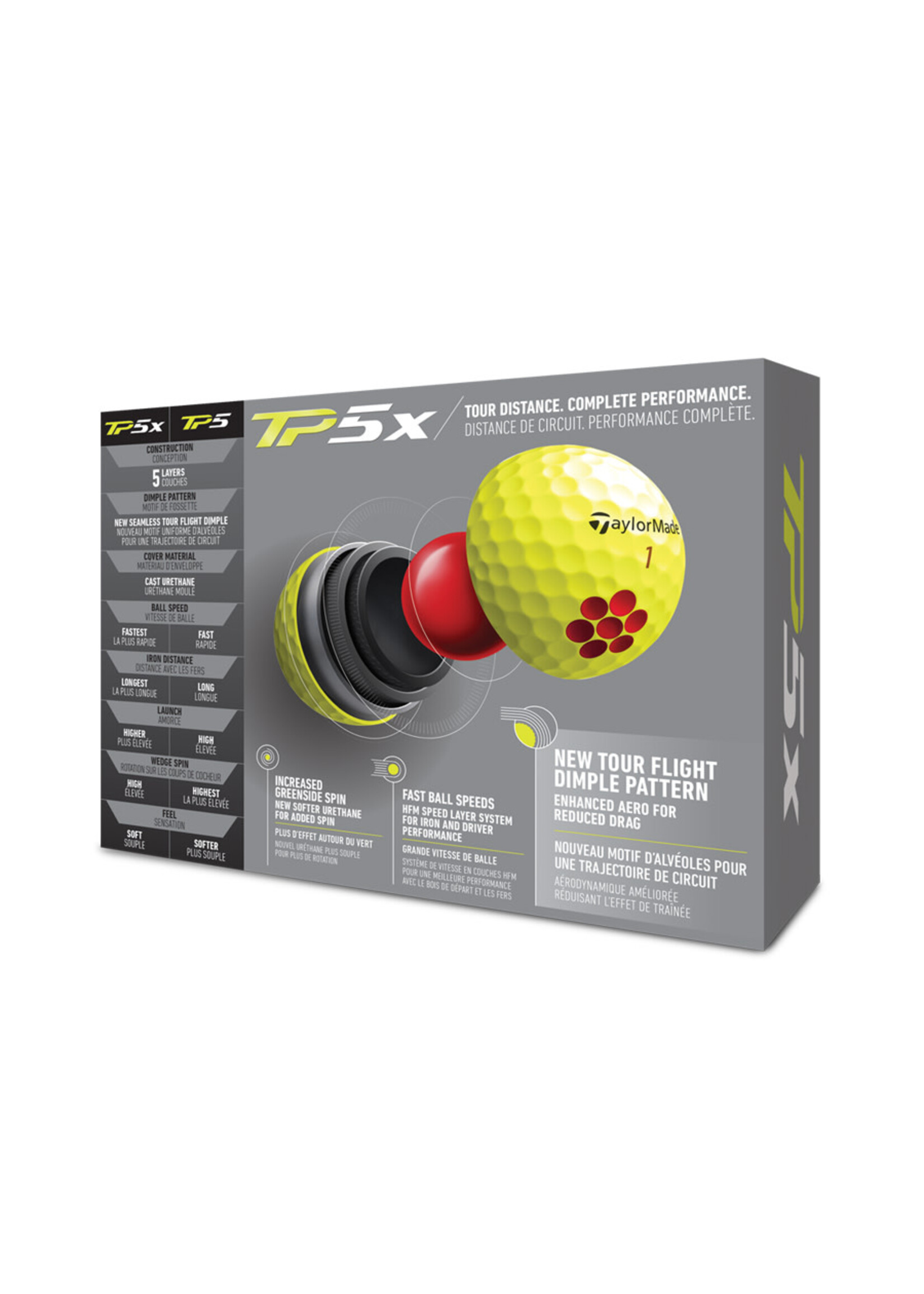 Taylor Made TaylorMade - TP5x -  Yellow