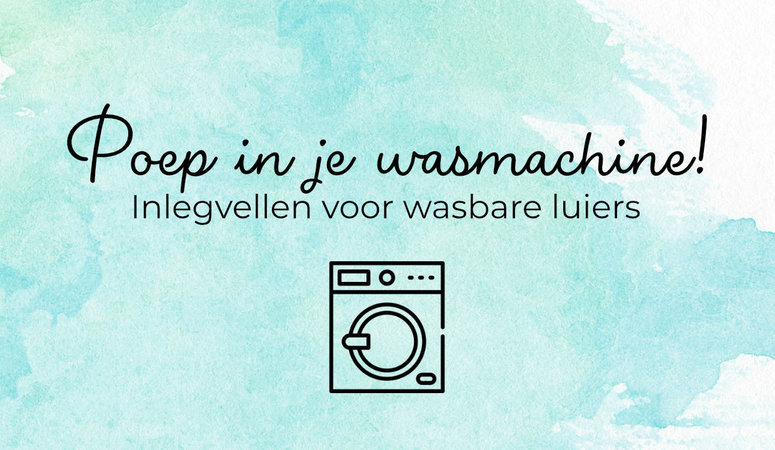 Geen poep in je wasmachine!