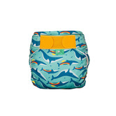 Totsbots zwemluier Rainbow whale