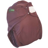 Overbroekje met dubbel lekgootje in effen kleuren