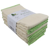 Bio katoenen prefold vouwluiers - 6 stuks