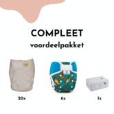 Compleet wasbare luier voordeelpakket