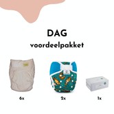 Dagpakket bamboe wasbare luiers