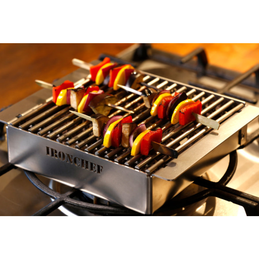 IronChef Lavagrill Pan - Rookoven barbecue kopen? hier je rookovens, barbecues en accessoires!