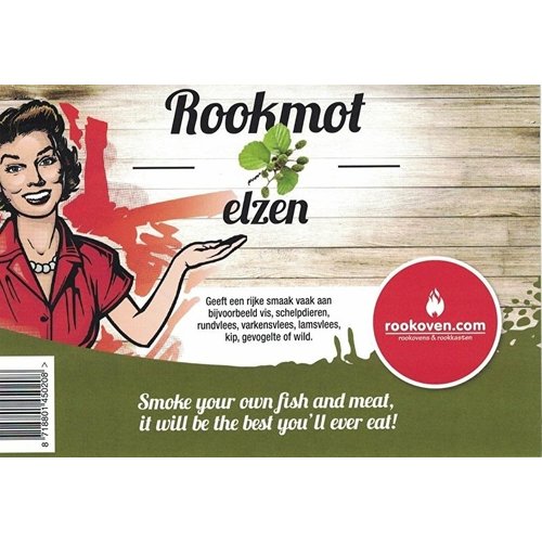  Rookoven.com Rookmot Elzen 500g 