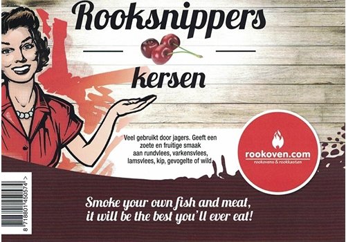  Rookoven.com Rooksnippers Kersen 500g 