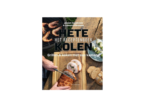  Boek 'Hete Kolen - Het Receptenboek' - Jeroen Hazebroek en Leonard Elenbaas 