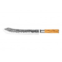 thumb-Olive Forged Slagersmes / Butcherknife-1